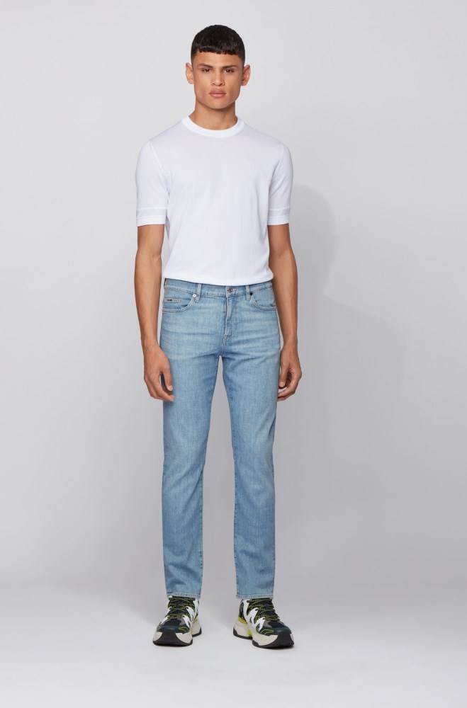 Hugo Boss Slim-fit jeans Turkis | wussCnay