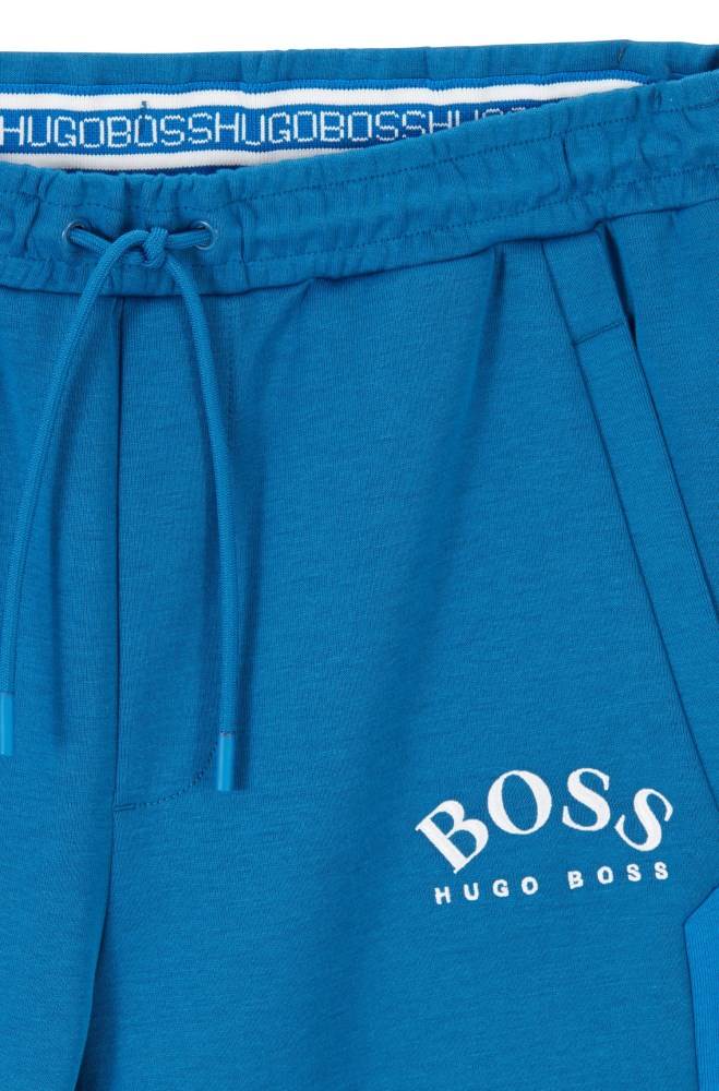 Hugo Boss Slim-fit jogging trousers Blå | SM7T9Kiw