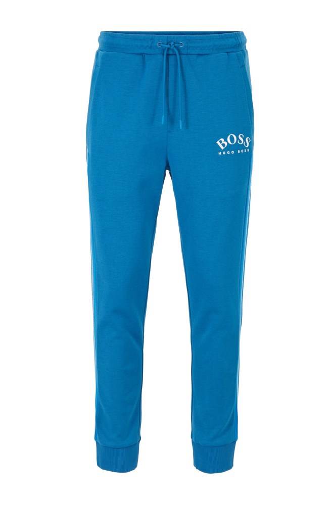 Hugo Boss Slim-fit jogging trousers Blå | SM7T9Kiw