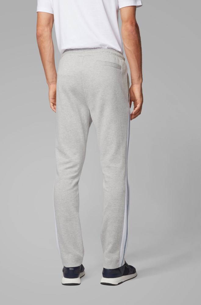 Hugo Boss Slim-fit jogging trousers Lyse Grå | 8nCIhP6m