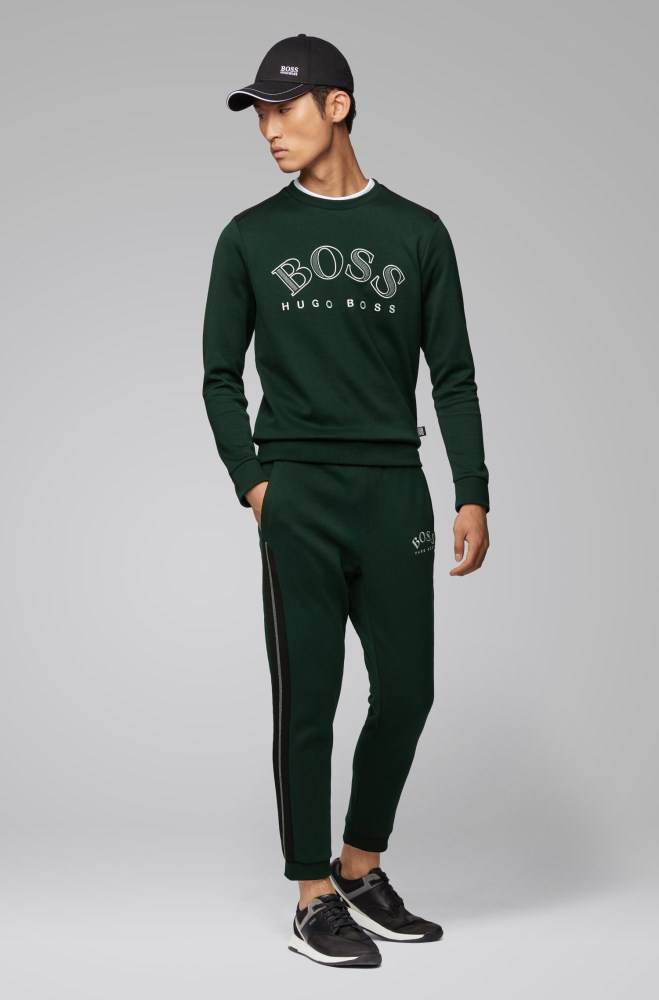 Hugo Boss Slim-fit jogging trousers Lyse Grønn | FjzWcZs6