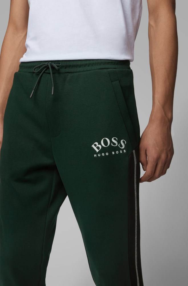 Hugo Boss Slim-fit jogging trousers Lyse Grønn | FjzWcZs6