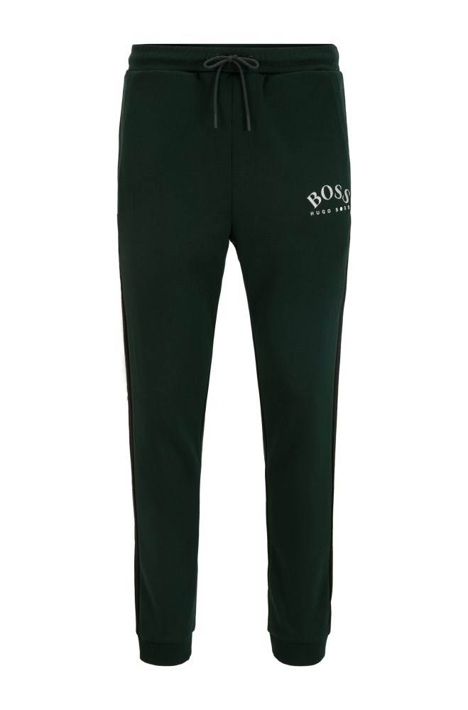 Hugo Boss Slim-fit jogging trousers Lyse Grønn | FjzWcZs6