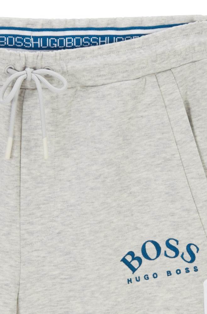 Hugo Boss Slim-fit jogging trousers Lyse Grå | m5Dr7jt0