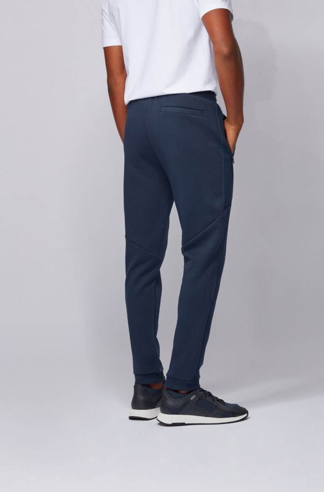 Hugo Boss Slim-fit jogging trousers Mørke Blå | RwZwcRrL