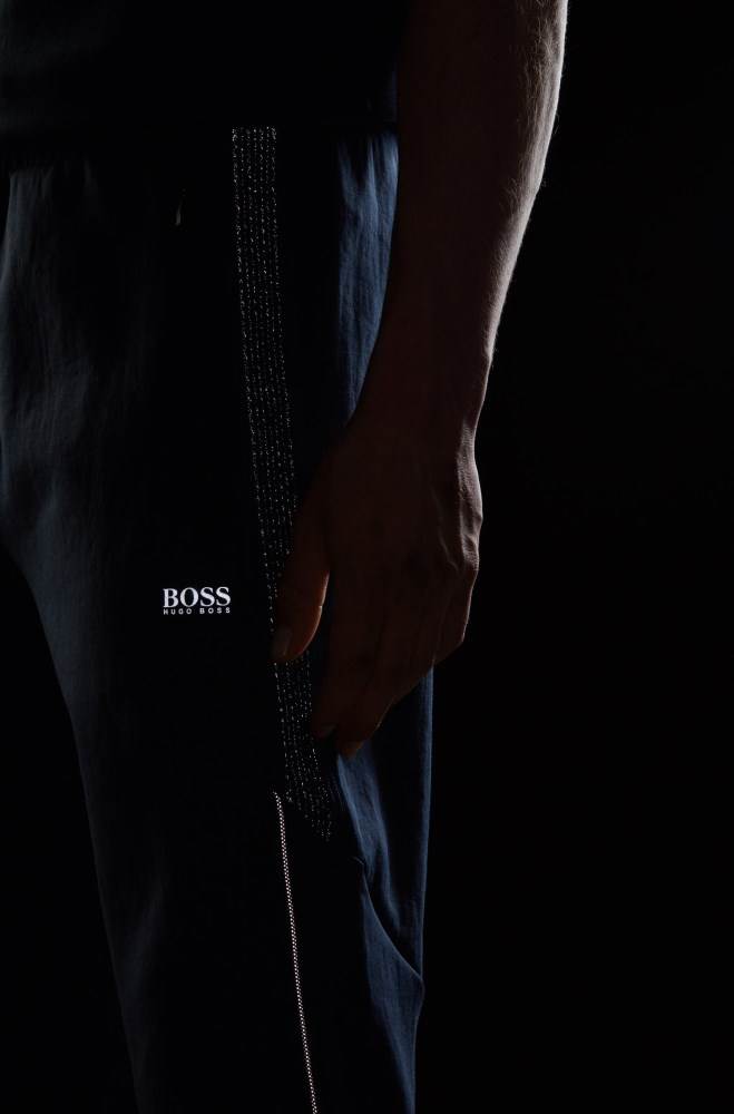 Hugo Boss Slim-fit jogging trousers Mørke Blå | RwZwcRrL