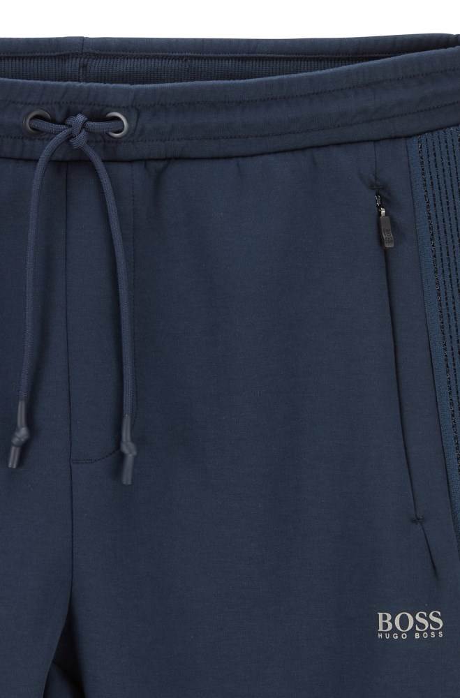 Hugo Boss Slim-fit jogging trousers Mørke Blå | RwZwcRrL