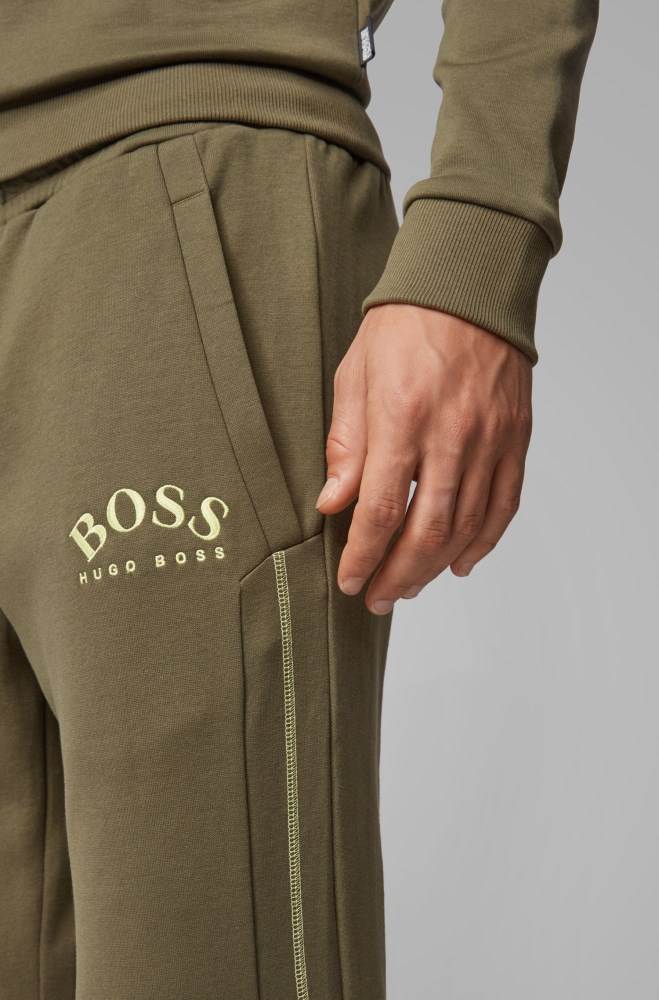 Hugo Boss Slim-fit jogging trousers Mørke Grønn | Y2gUHYzv