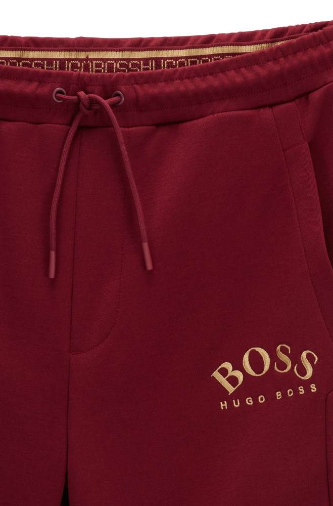 Hugo Boss Slim-fit jogging trousers Rød | I1DFKTPm