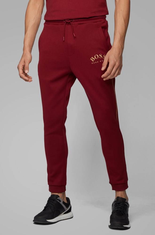 Hugo Boss Slim-fit jogging trousers Rød | I1DFKTPm