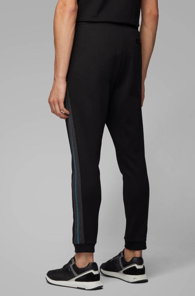 Hugo Boss Slim-fit jogging trousers Svarte | ENVehvvP