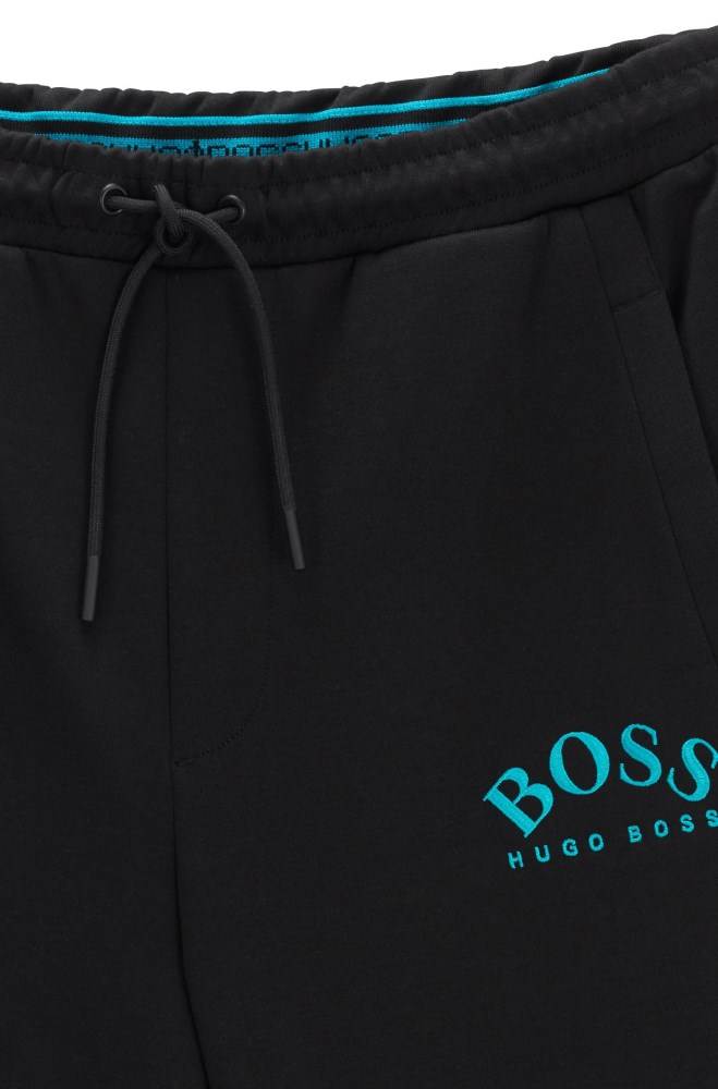 Hugo Boss Slim-fit jogging trousers Svarte | ENVehvvP