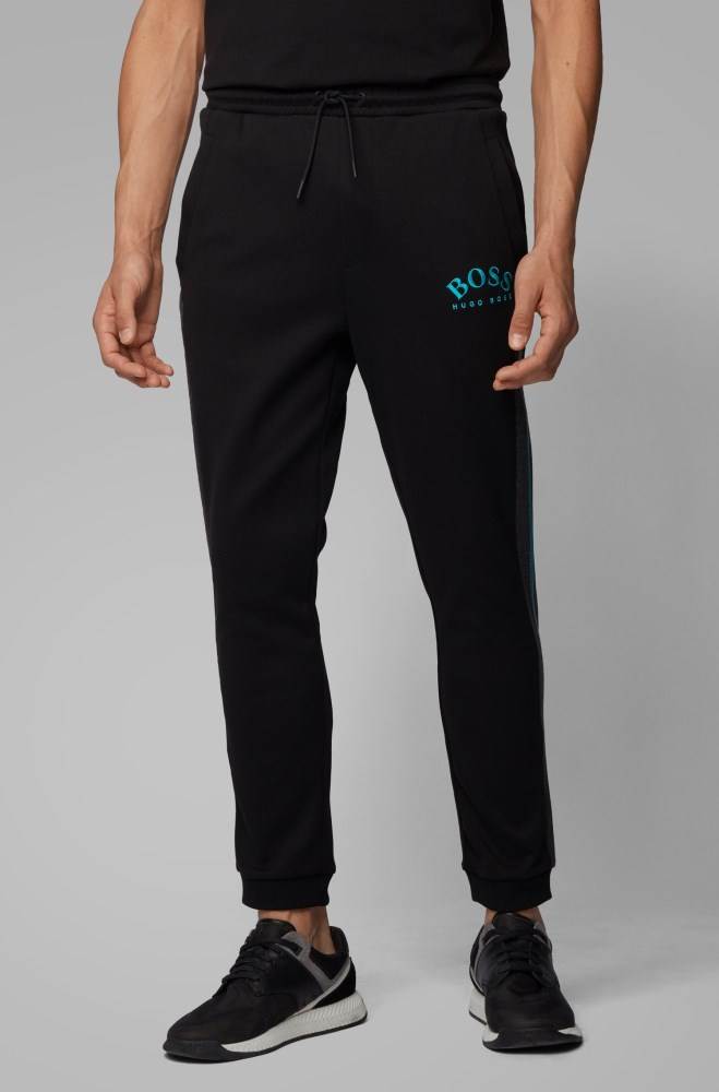 Hugo Boss Slim-fit jogging trousers Svarte | ENVehvvP