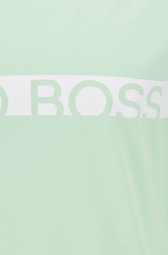 Hugo Boss Slim-fit logo T-shirt Lyse Grønn | efCaVYSI