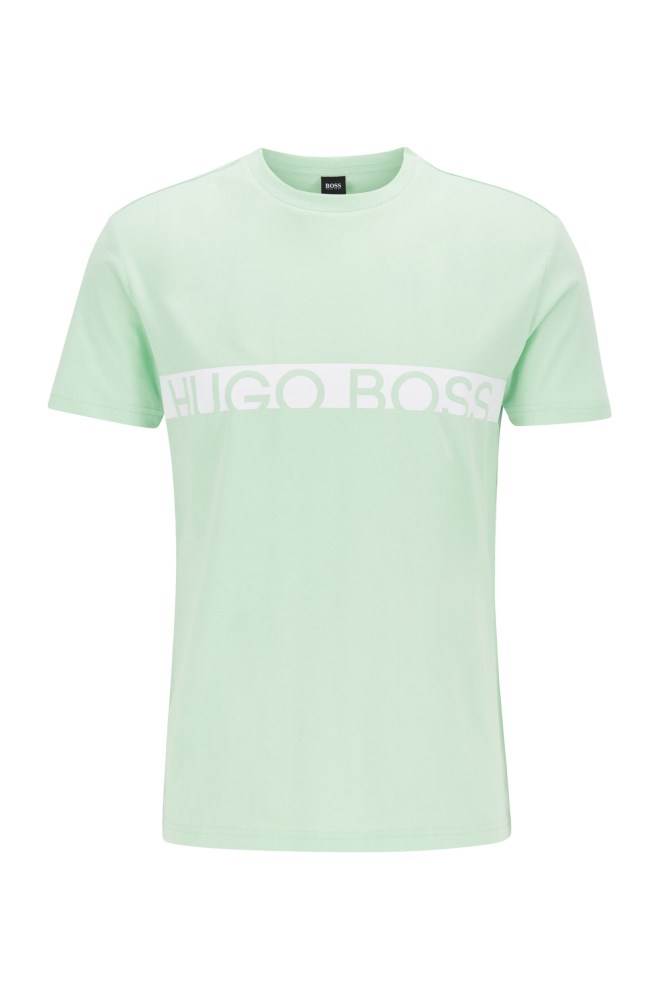 Hugo Boss Slim-fit logo T-shirt Lyse Grønn | efCaVYSI