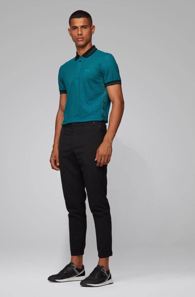 Hugo Boss Slim-fit polo shirt Blå | d57X1EzV