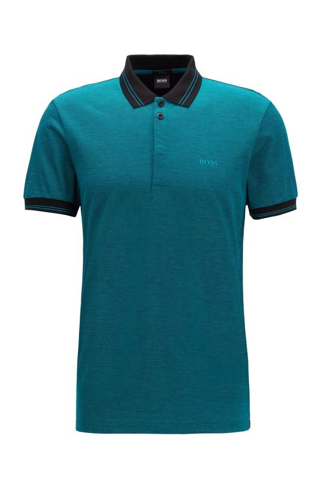 Hugo Boss Slim-fit polo shirt Blå | d57X1EzV