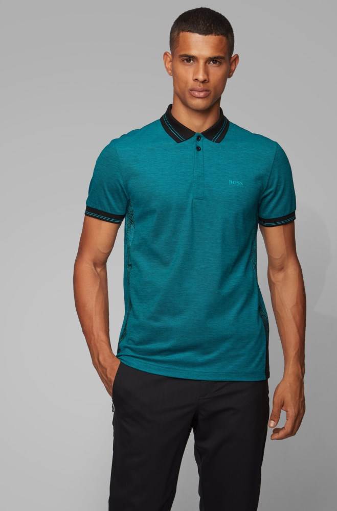 Hugo Boss Slim-fit polo shirt Blå | d57X1EzV