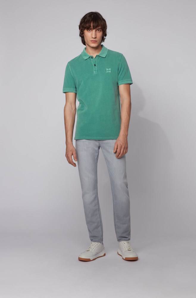 Hugo Boss Slim-fit polo shirt Grønn | LwUl0Stv