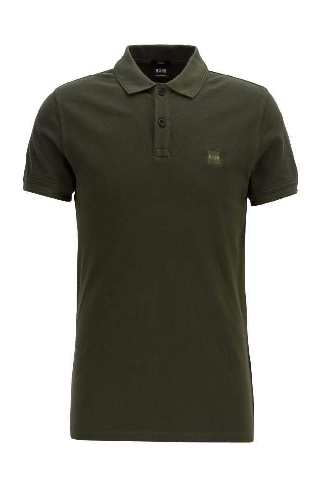 Hugo Boss Slim-fit polo shirt Lyse Grønn | plFHvEzG