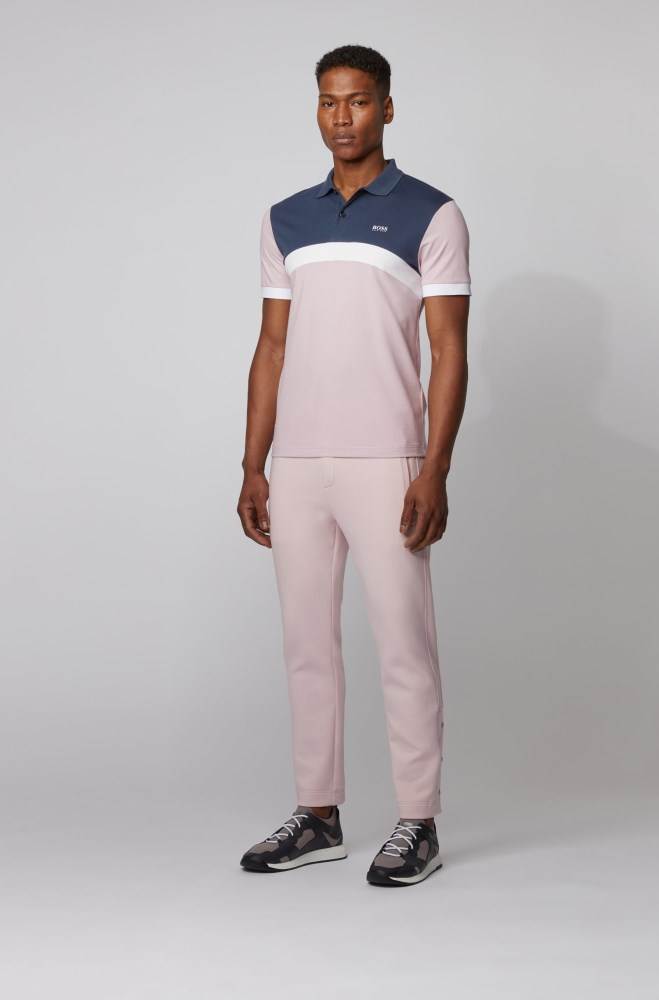 Hugo Boss Slim-fit polo shirt Lyse Rosa | np5oAXxL