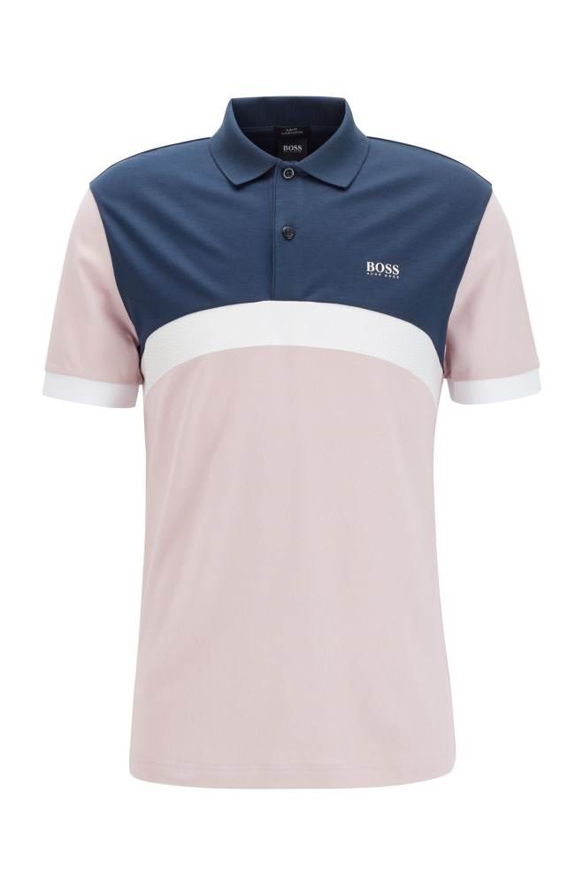 Hugo Boss Slim-fit polo shirt Lyse Rosa | np5oAXxL