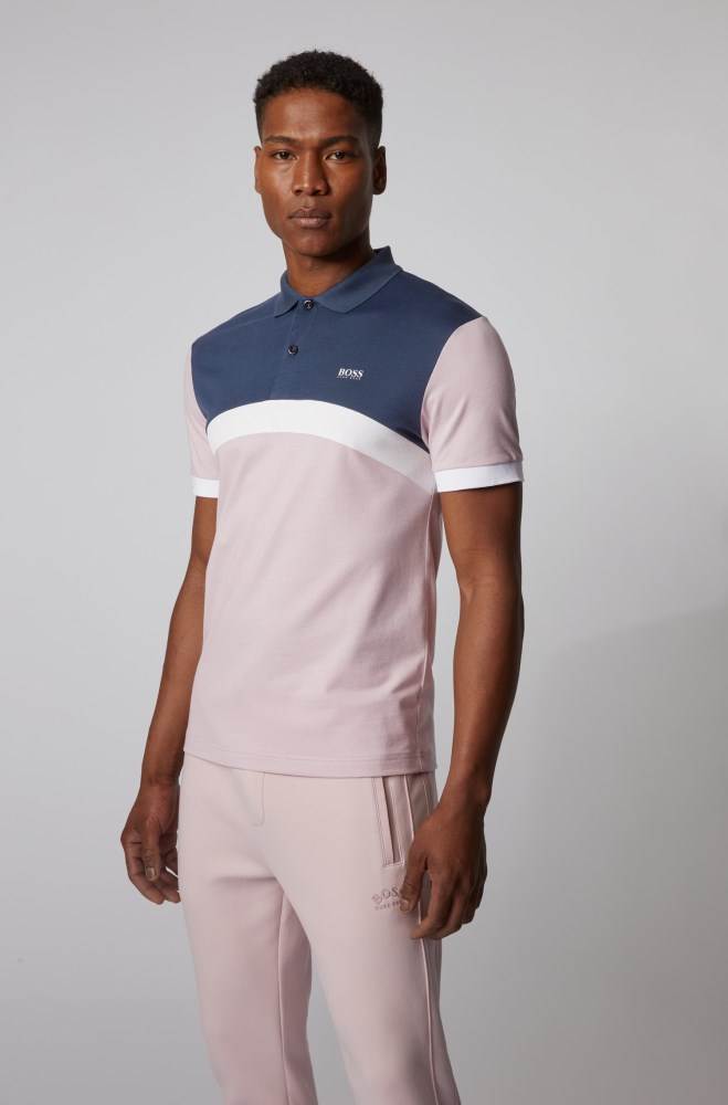 Hugo Boss Slim-fit polo shirt Lyse Rosa | np5oAXxL