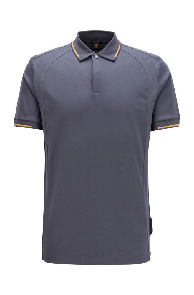 Hugo Boss Slim-fit polo shirt Mørke Blå | ErbwgZcn