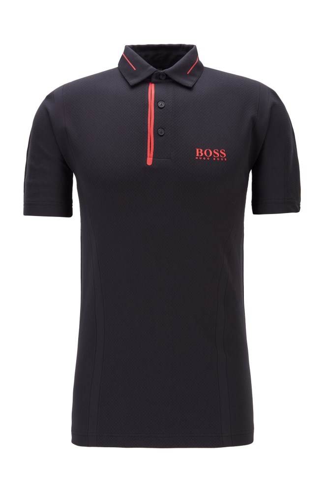 Hugo Boss Slim-fit polo shirt Mørke Blå | RwRfCxxx