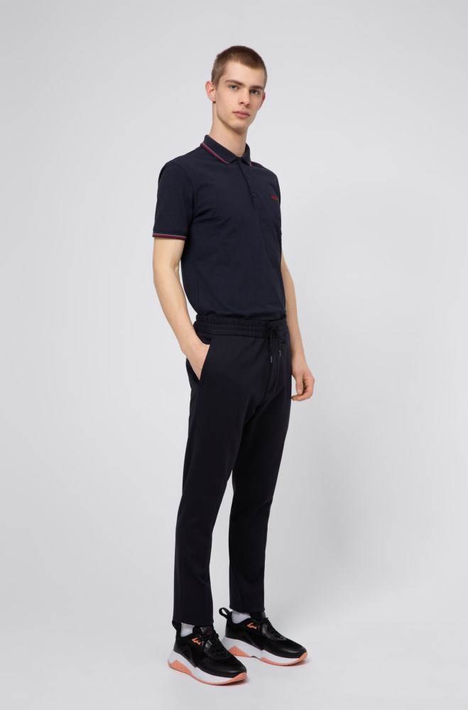 Hugo Boss Slim-fit polo shirt Mørke Blå | bfI52AYy