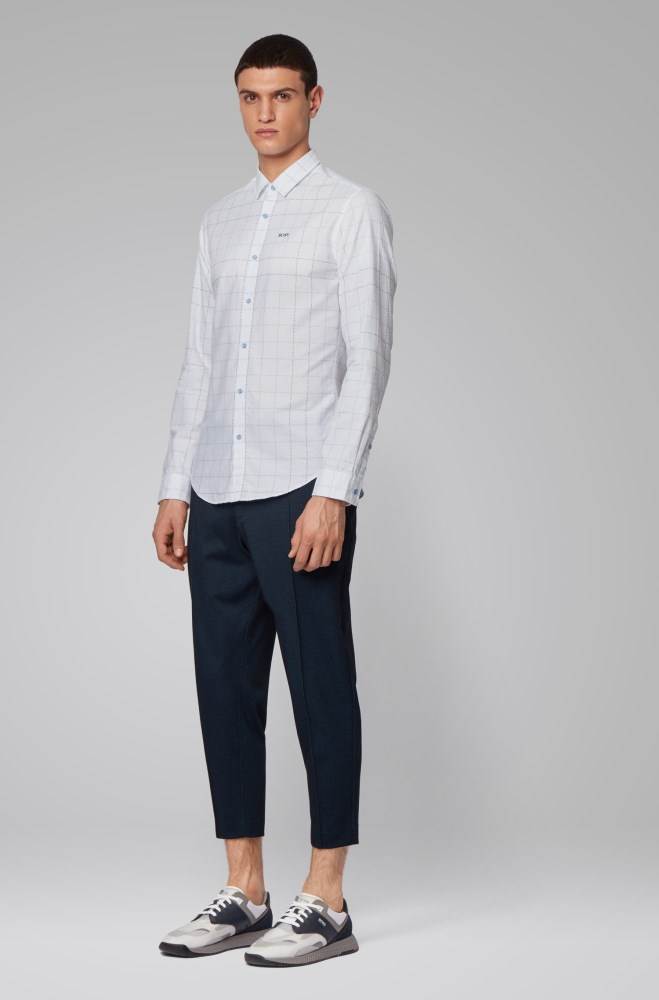 Hugo Boss Slim-fit shirt Blå | L3Atzn9V