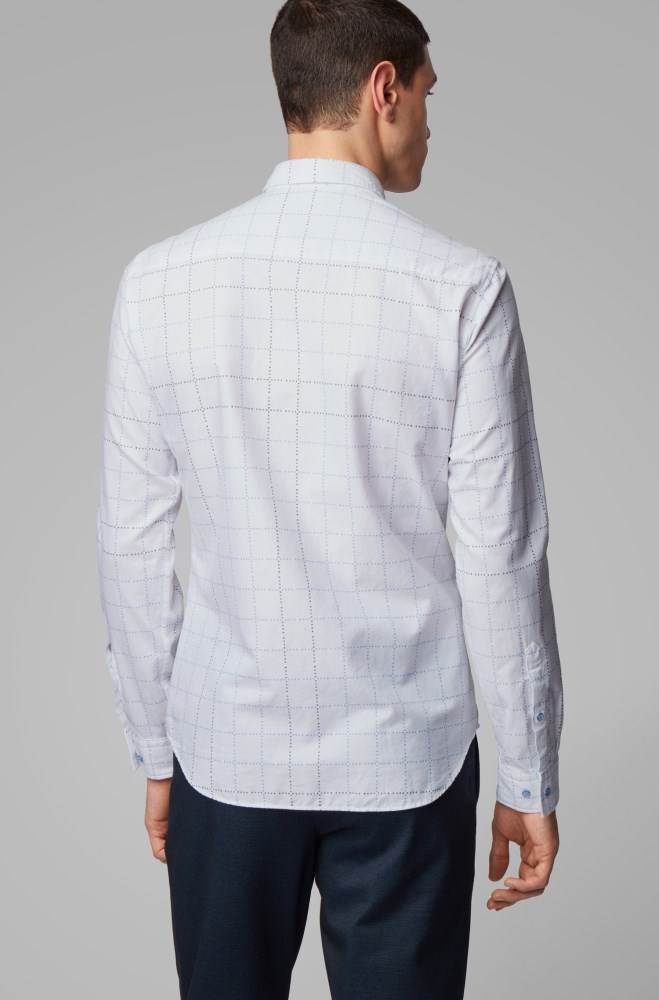 Hugo Boss Slim-fit shirt Blå | L3Atzn9V