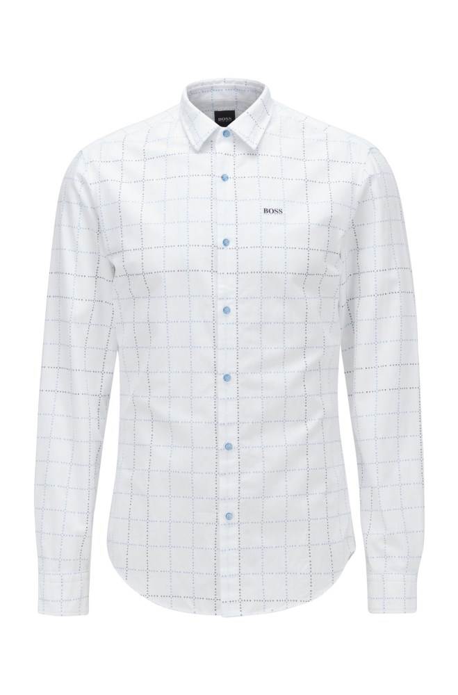 Hugo Boss Slim-fit shirt Blå | L3Atzn9V