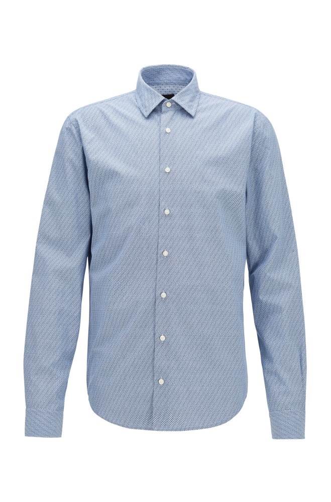 Hugo Boss Slim-fit shirt Blå | v5p5y8jo