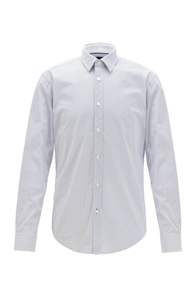 Hugo Boss Slim-fit shirt Blå | vJHiZktK