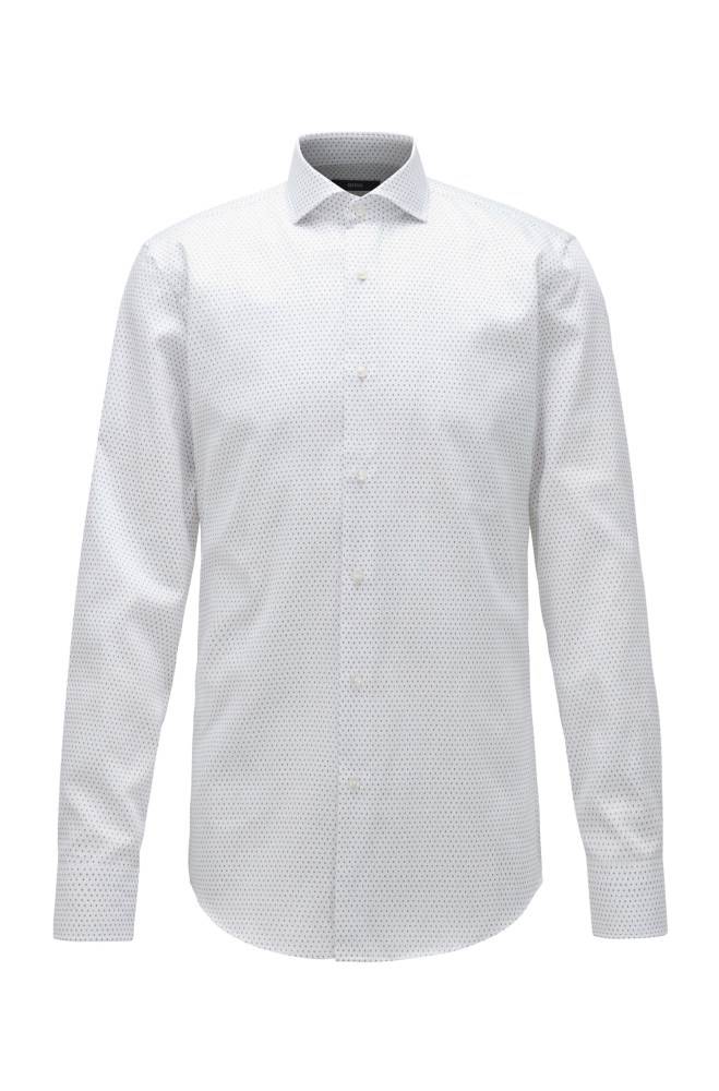 Hugo Boss Slim-fit shirt Hvite | JXhrpcla