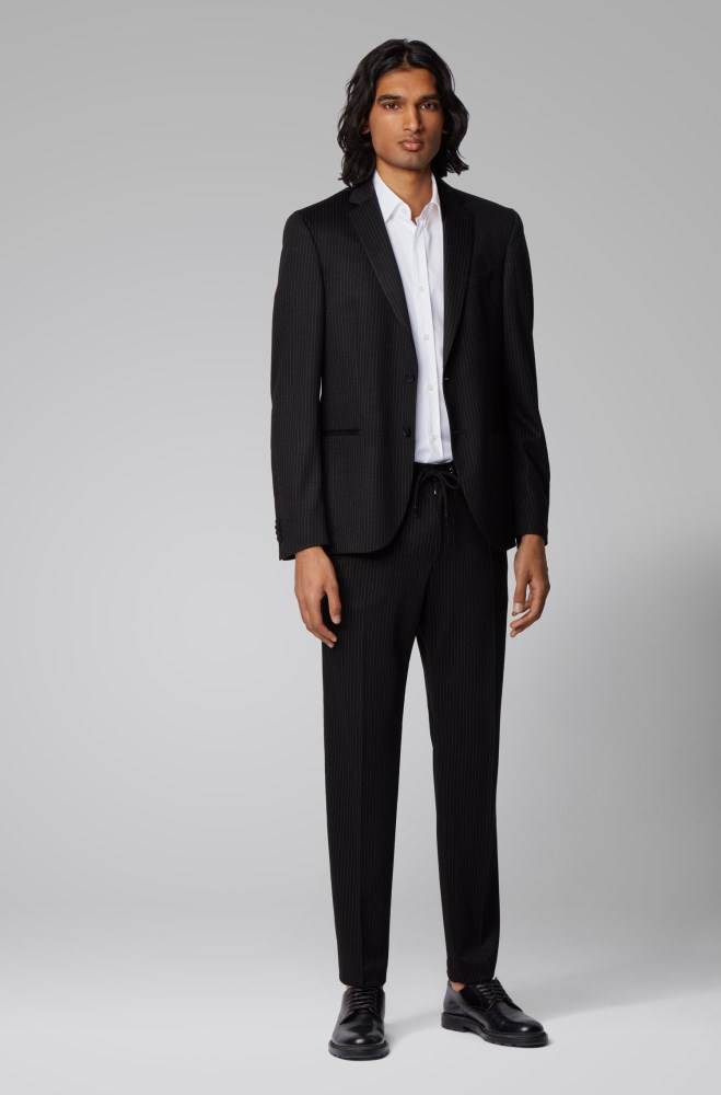 Hugo Boss Slim-fit shirt Hvite | SYtXlvHX