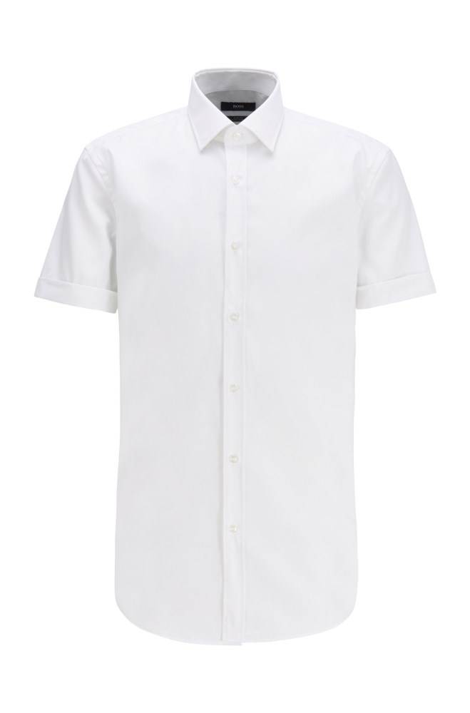 Hugo Boss Slim-fit shirt Hvite | SYtXlvHX