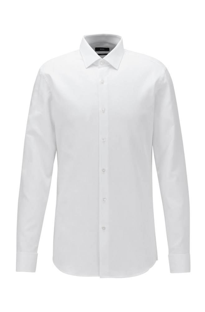 Hugo Boss Slim-fit shirt Hvite | aLjpws3q