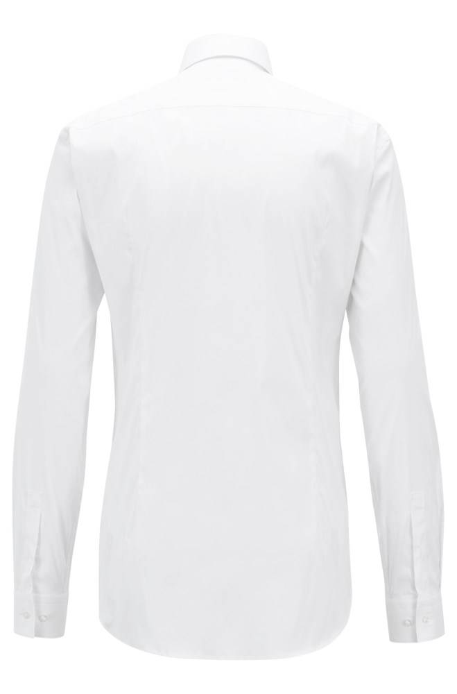 Hugo Boss Slim-fit shirt Hvite | v2FWrDYR