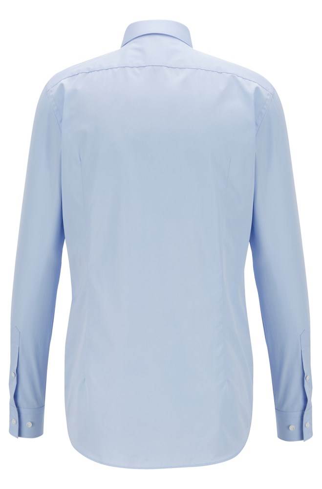 Hugo Boss Slim-fit shirt Lyse Blå | QQ8VsIlm