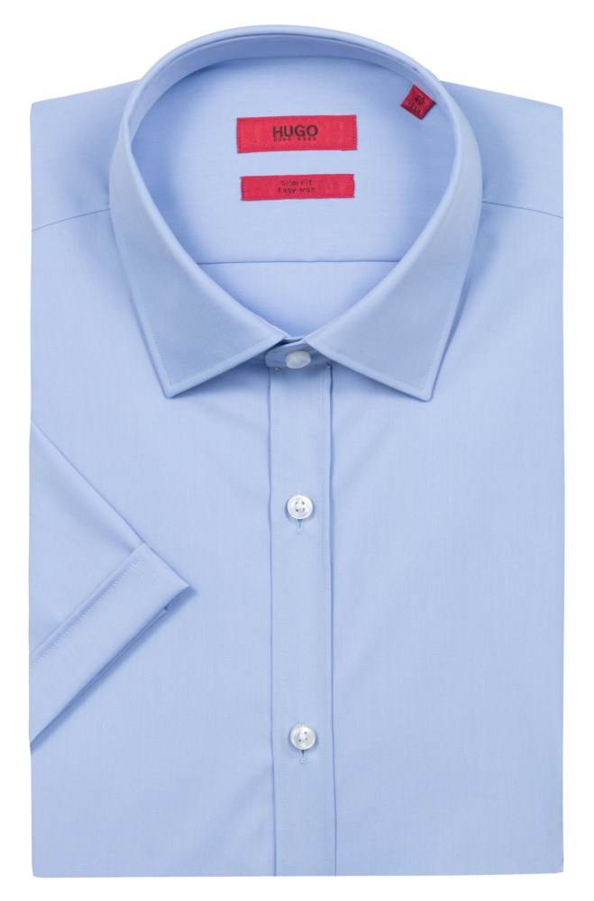 Hugo Boss Slim-fit shirt Lyse Blå | mUlWwoVT