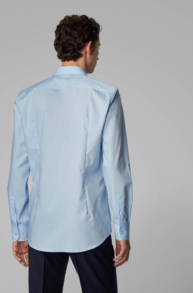 Hugo Boss Slim-fit shirt Lyse Blå | uDi5kORf