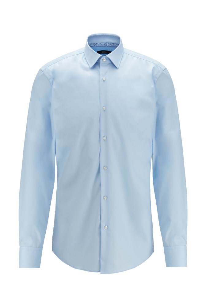 Hugo Boss Slim-fit shirt Lyse Blå | uDi5kORf