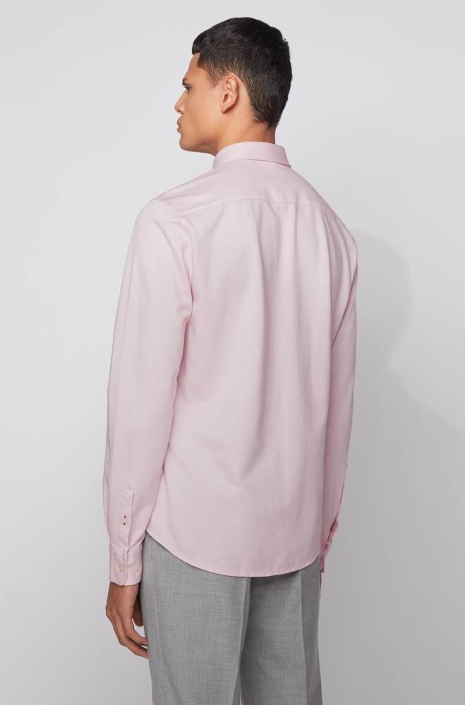 Hugo Boss Slim-fit shirt Lyse Rosa | 257XGW6u