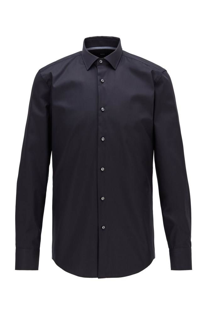 Hugo Boss Slim-fit shirt Mørke Blå | 2W6AbFBa