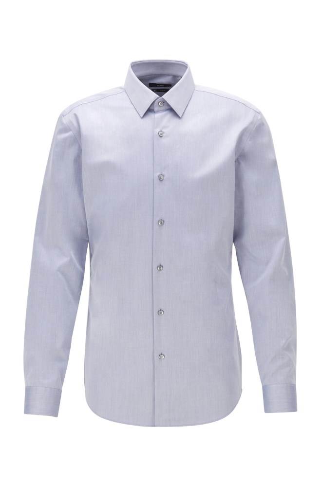 Hugo Boss Slim-fit shirt Mørke Blå | CY6NvVM6