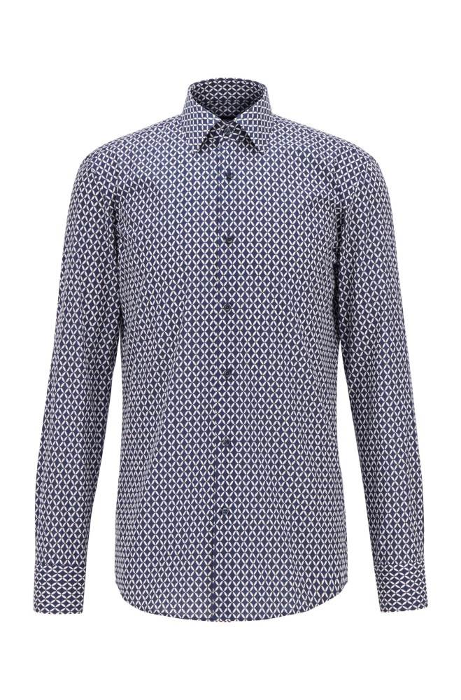 Hugo Boss Slim-fit shirt Mørke Blå | W9943S3t