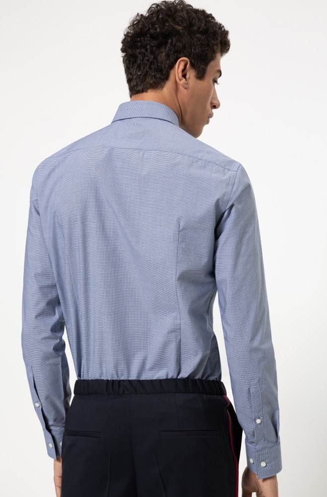 Hugo Boss Slim-fit shirt Mørke Blå | l1tkpQIk