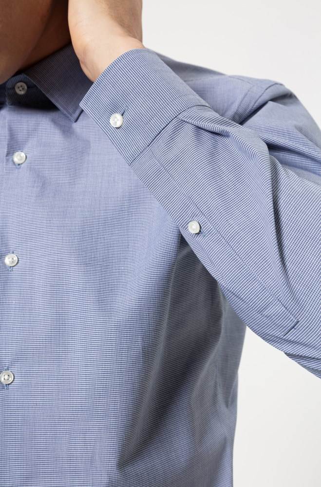 Hugo Boss Slim-fit shirt Mørke Blå | l1tkpQIk